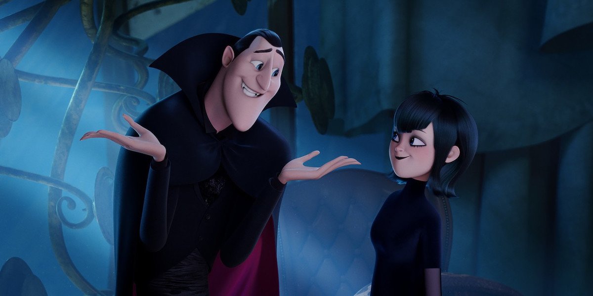 Dracula and Mavis in Hotel Transylvania: Transformania