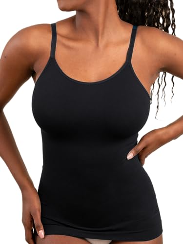 Shapermint Cami, Support Vests, Compression Shirt Women, Compression Tops Women, Women's Shaping Tops Black