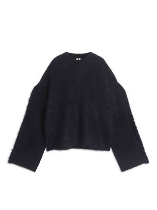 Frill Mohair-Wool Blend Jumper