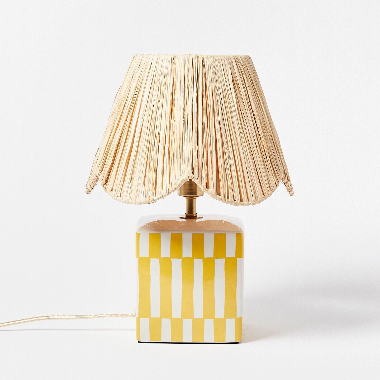Yellow table lamp
