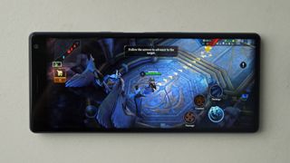 Arena of Valor running on the Sony Xperia 10