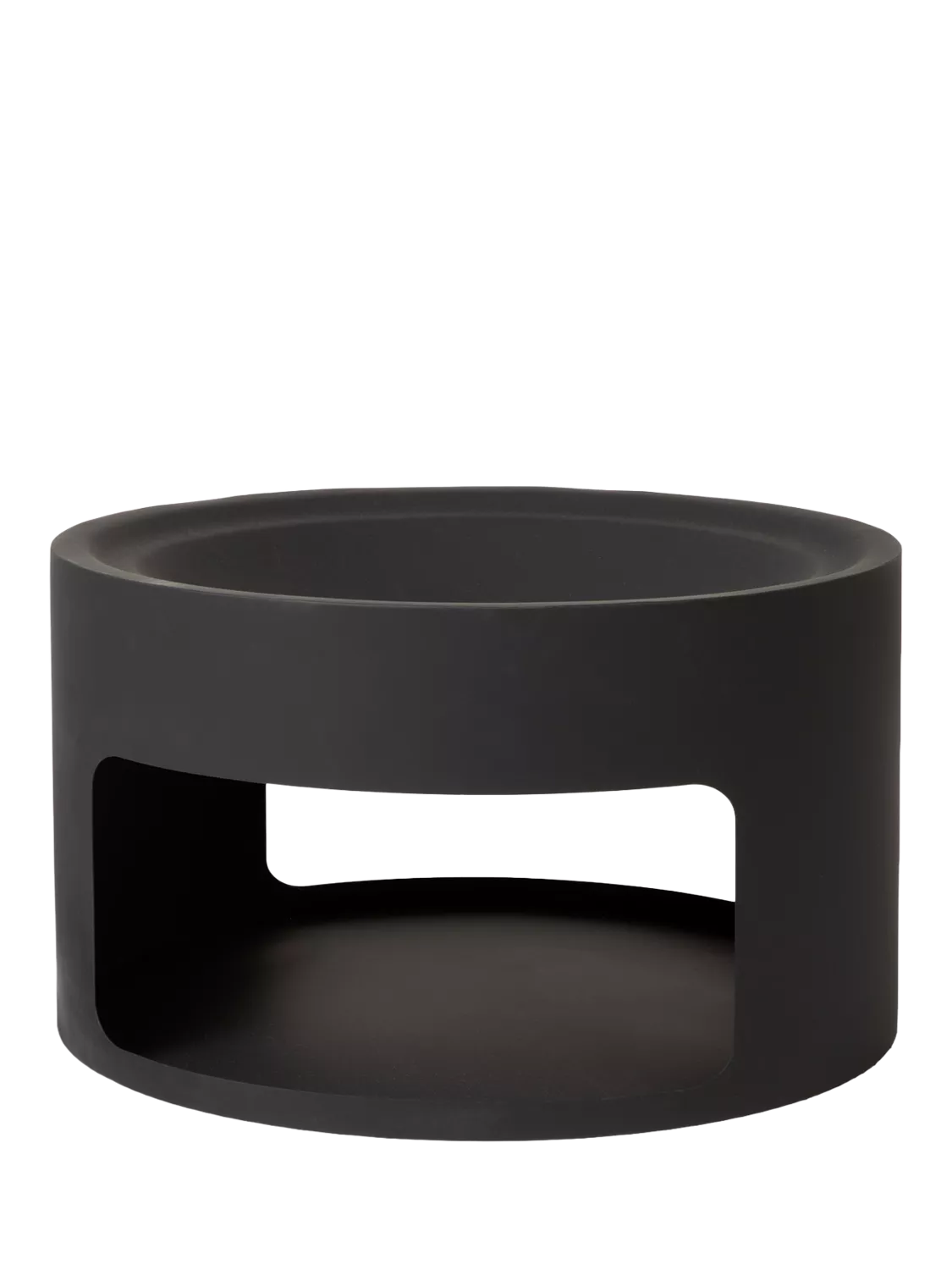 Garden Trading Sarsden Fire Pit &amp;amp; Log Store, Black