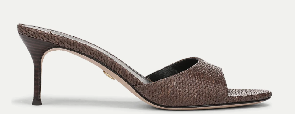 Veronica Beard, Tia Raffia Sandalespresso