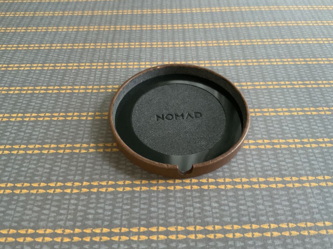 Nomad Leather Cover For Magsafe Lifestyle Underside