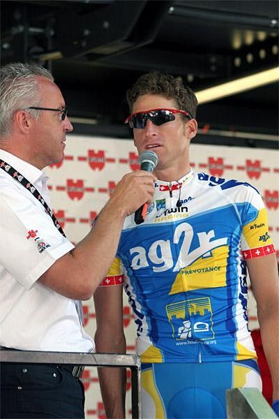 Martin Elmiger was a strong seventh in the prologue