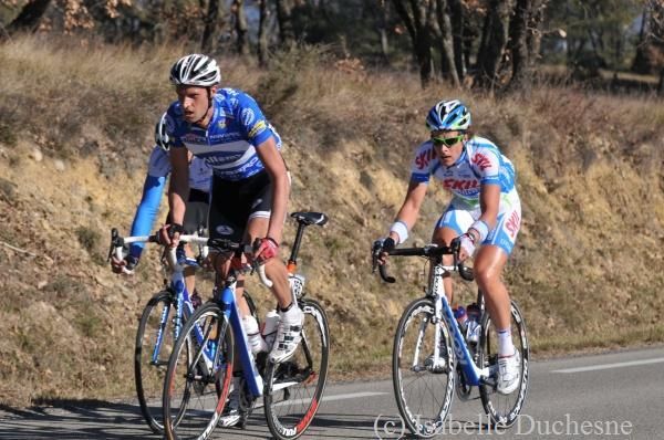 Schmits and De Backer push the breakaway