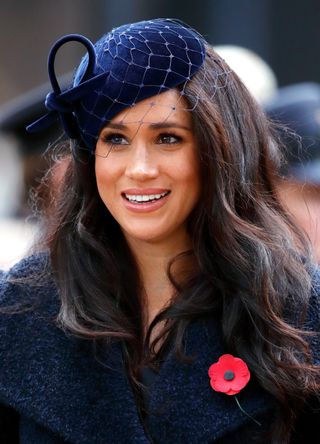 Meghan, Duchess of Sussex attends the 91st Field of Remembrance at Westminster Abbey on November 7, 2019 in London, England