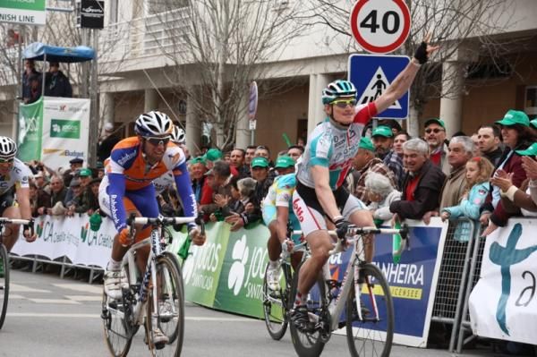 Andr&eacute; Greipel (Omega Pharma-Lotto) is the stage winner.