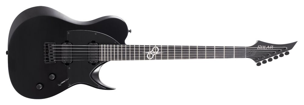Solar Guitars T2.6 Carbon Black Matte