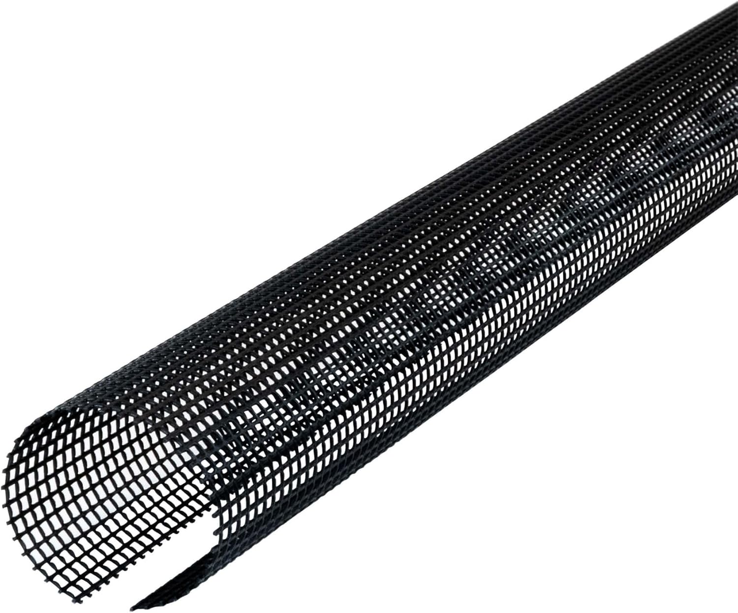Inefa 3m Gutter Leaf Guard 100-125mm Gutter Mesh Pvc Black Gutter Covers