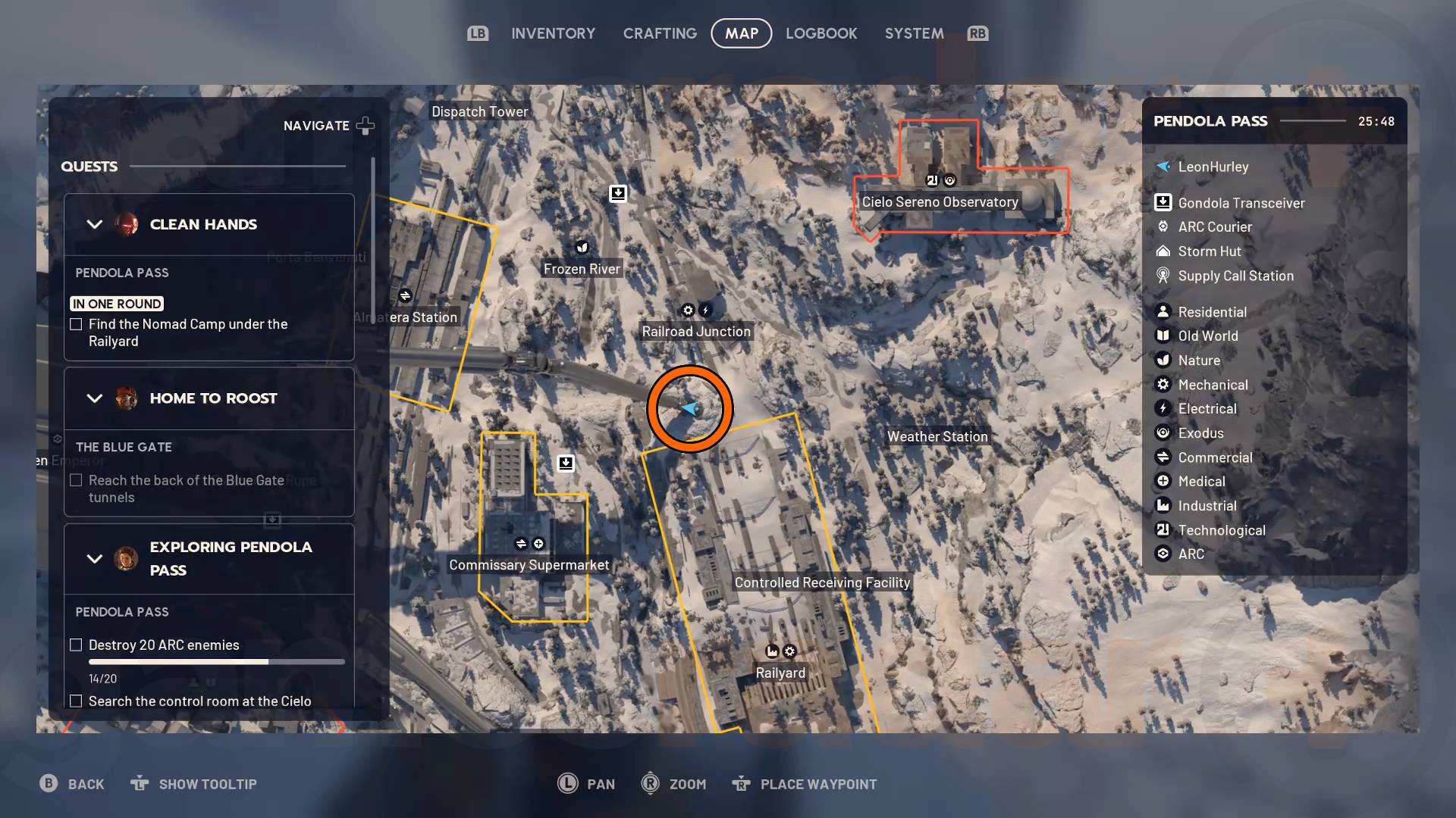 arc raiders Analyse the exposed area on the Emperor's Leg near Railroad Junction