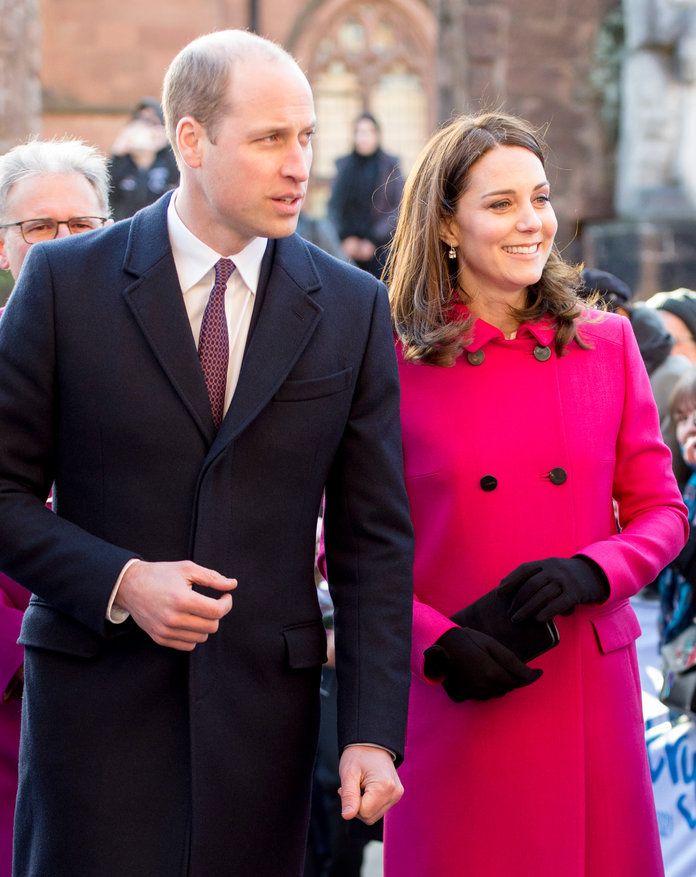 Kate Middleton Recycles Maternity Pink Coat from Previous Pregnancy ...