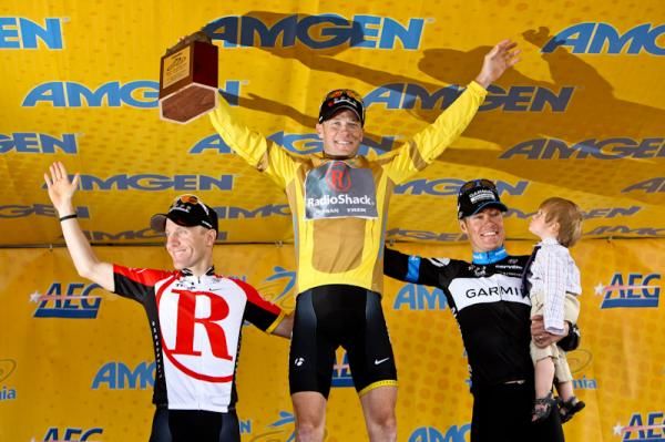 The overall top three podium.