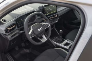 Dacia Duster SUV driver's seat and steering wheel