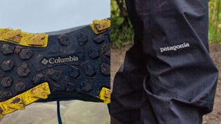 Patagonia vs Columbia: Columbia hiking shoes and Patagonia pants