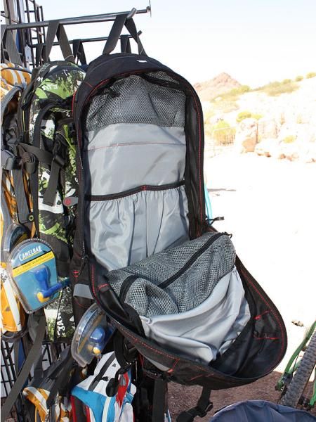 A multitude of interior pockets hold everything from clothing, food, tools, eyewear, and electronics.