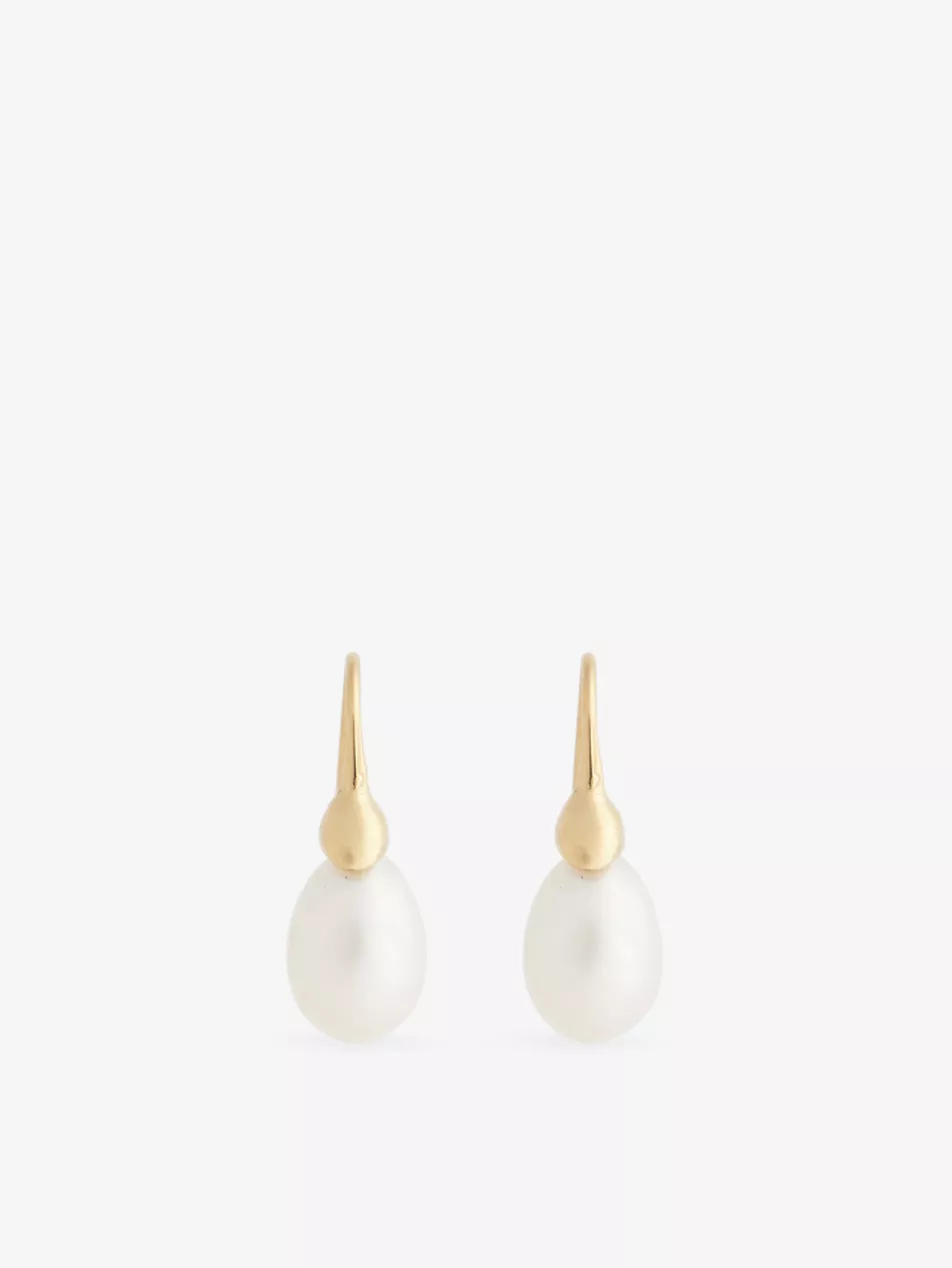 Odette 18ct Gold Pearl Earrings