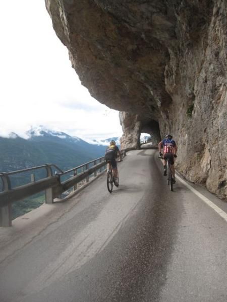 A tunnel on the final stage of the TransAlp