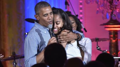 President Obama Serenading Malia