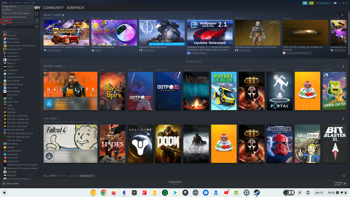 How to connect Xbox controller to Chromebook for Steam games Android