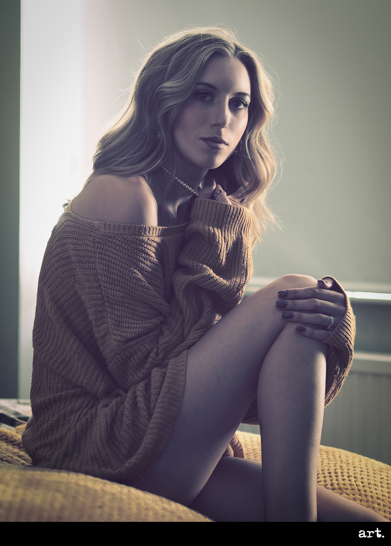 Professional portraits of a female model taken on the OM System OM-3 by photographer James Artaius