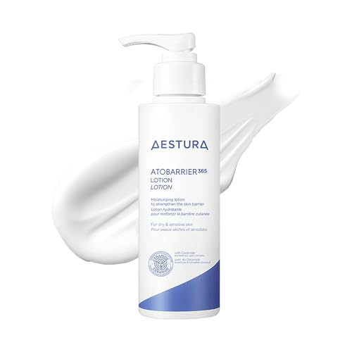 Aestura Atobarrier365 Lightweight Korean Face Moisturizer With Ceramides | Strengthens Barrier, Fast-Absorbing Hydration, Suitable for Dry, Normal &amp;amp; Sensitive Skin, 150ml / 5.07 Fl. Oz.