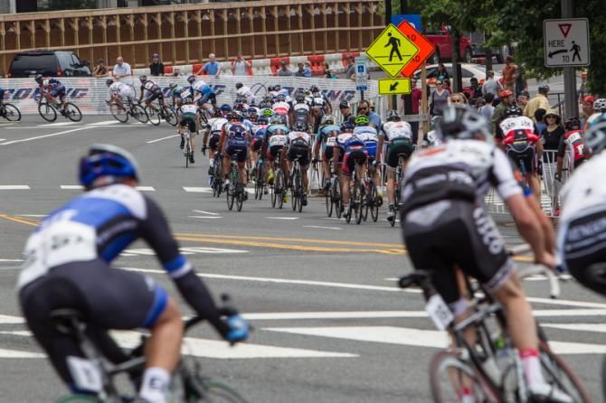 The men wind through the first and second turns.