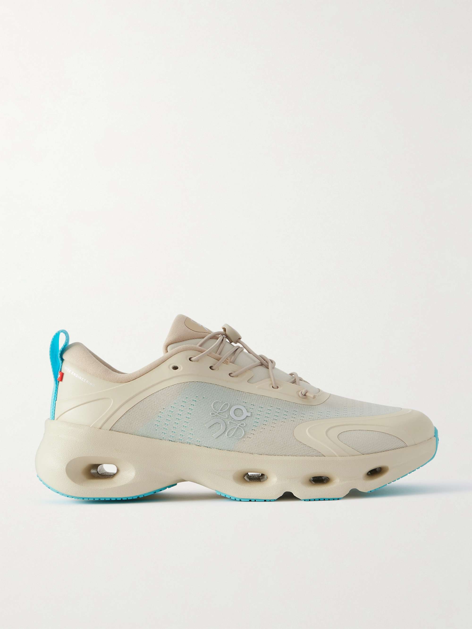 + on Cloud Rubber-Trimmed Recycled-Mesh Sneakers