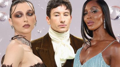 Emma Chamberlain, Barry Keoghan, and Naomi Campbell with dewy skin at the Met Gala