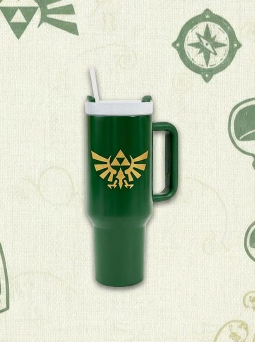 Hylian Crest Metal Travel Tumbler 