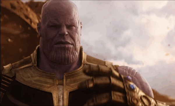 Thanos with the Infinity Gauntlet