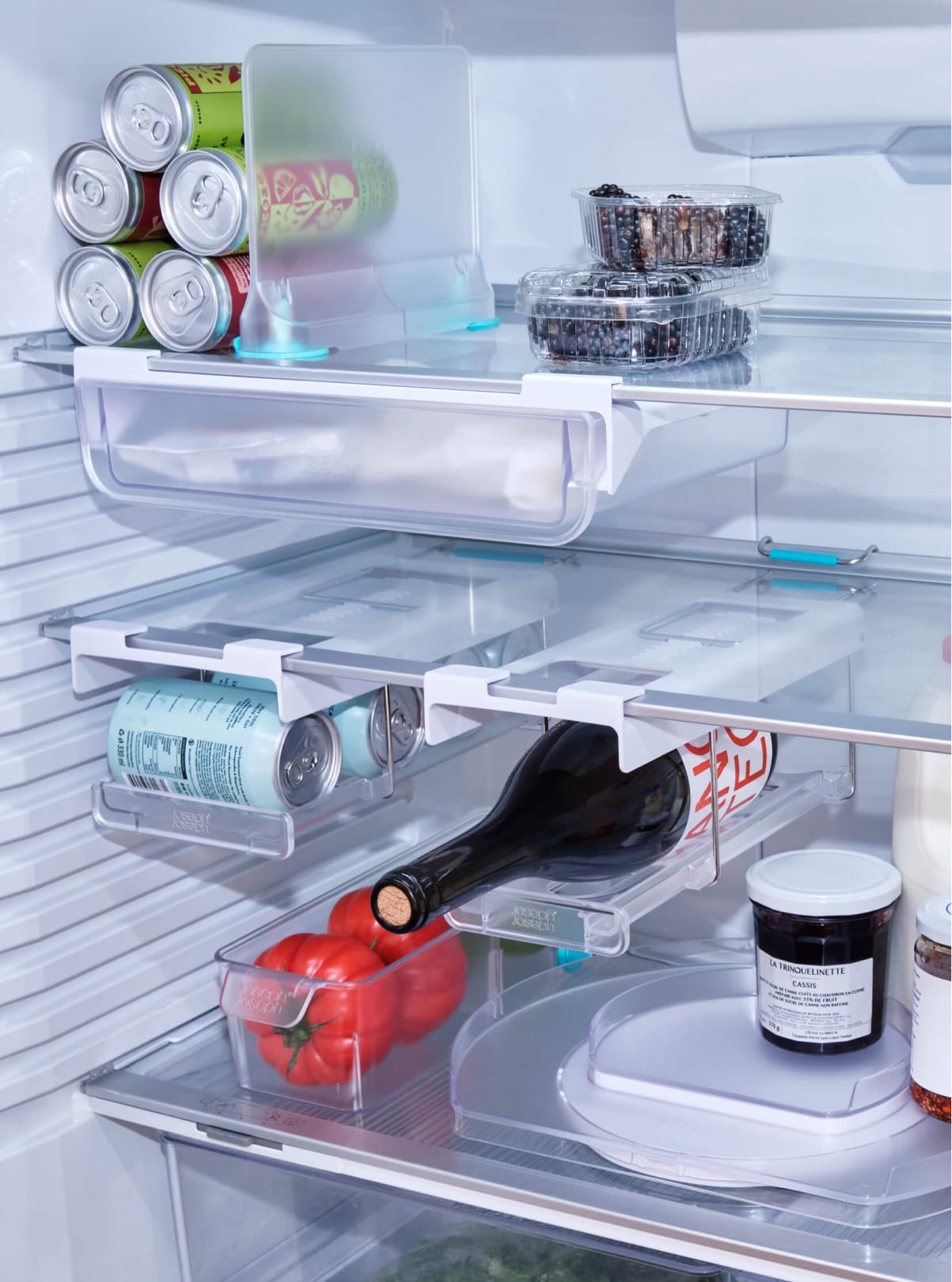 Fridgestore&amp;trade;, Fridgestore&amp;trade; Under-Shelf Collapsible Bottle Holder