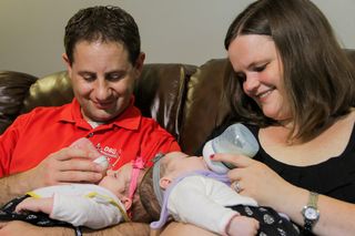 After receiving a kidney transplant from a living donor, Jason Rubinstein and his wife, of Dublin, Ohio, recently celebrated the birth of twins. Like a growing number of patients, Rubinstein used social media to find a donor, who turned out to be his wife's former high school classmate. Doctors at The Ohio State University Wexner Medical Center say more patients are finding creative ways to help search for their own donors, and are hopefully raising awareness of the enormous need for organs in the process.