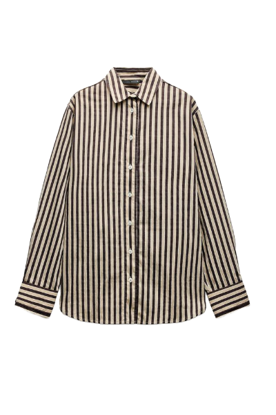 Oversized Striped Shirt