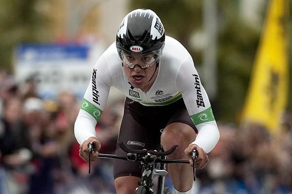 Richie Porte from Australia is headed for big things after his performances in Europe this year and finished just out of the medals here in Geelong.