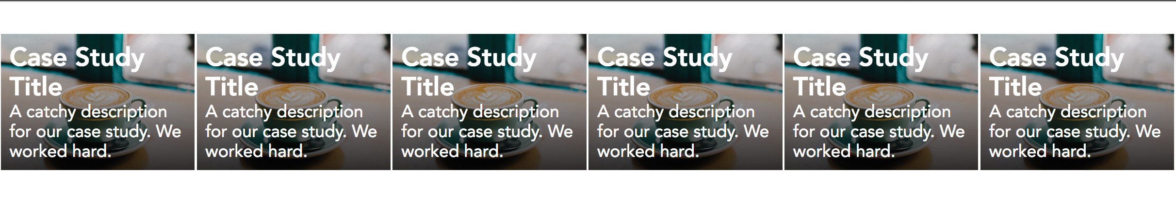 case study title with an image behind