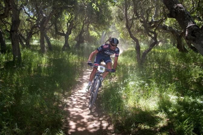 Another young American racer, Menso De Jong (Clif Bar) getting some valuable experience against world-class pros.