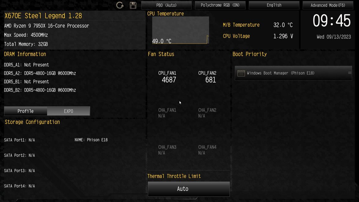ASRock X670E Steel Legend Wi-Fi