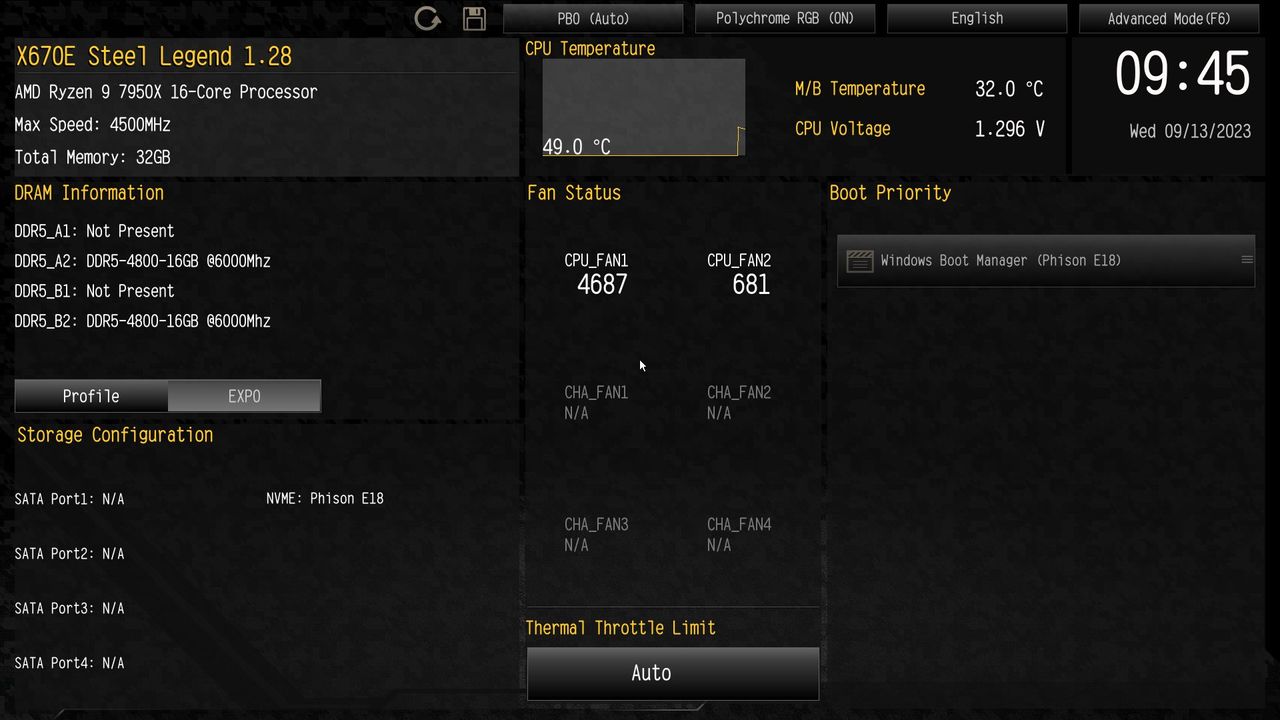 ASRock X670E Steel Legend Wi-Fi