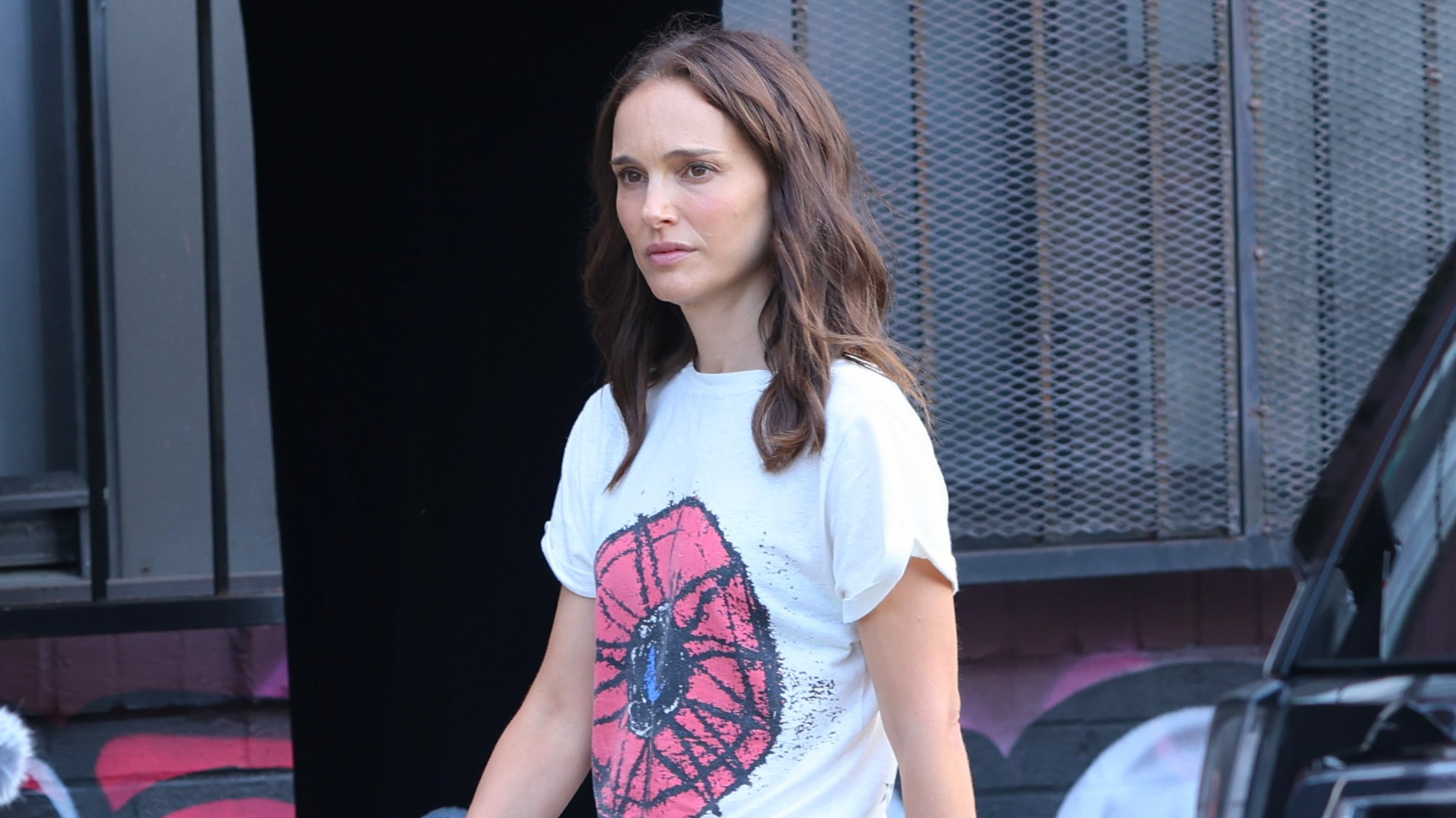 Natalie Portman filmed Good Sex in sky-high clog platforms