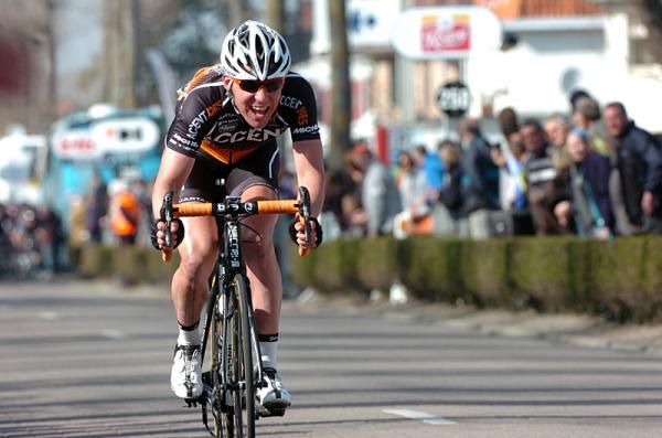 Andy Cappelle (Accent Jobs - Willems Veranda's) was the final rider left from the early break.