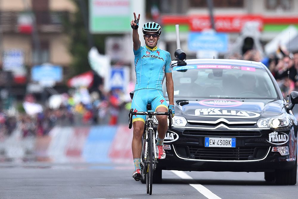 Mikel Landa climbed to his second consecutive stage win at the Giro d'Italia.