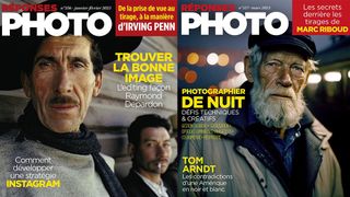 Réponses Photo magazine covers, one with an AI image