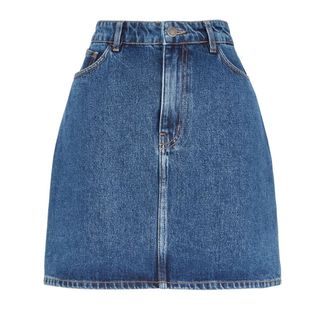 People Tree Catrina Denim Skirt flat lay