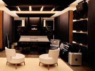 The recording studio