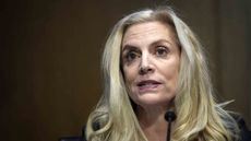 Federal Reserve Governor Lael Brainard speaks during her nomination hearing with the Senate Banking Committee on Jan. 13 in Washington, D.C.