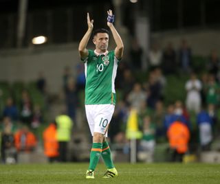 Keane capped off his final appearance for the international side with a goal