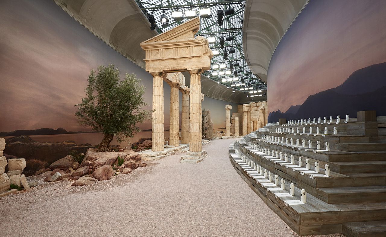 Urban legend: Chanel conjures an ancient Grecian spectacle in Paris