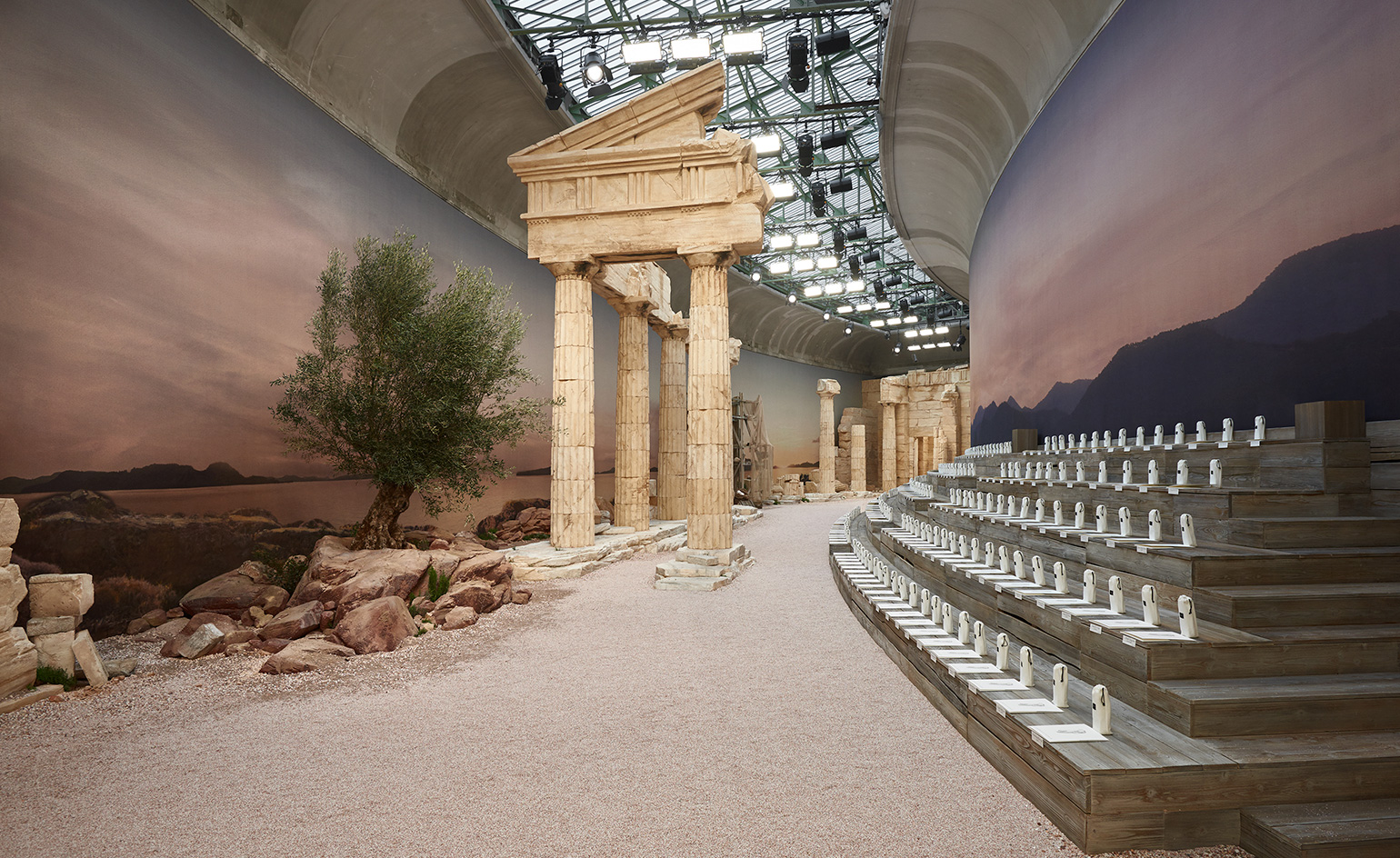 Urban legend: Chanel conjures an ancient Grecian spectacle in