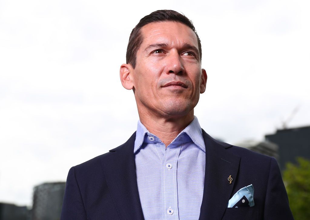 MELBOURNE AUSTRALIA OCTOBER 10 Robbie McEwen poses for a portrait during the Sport Australia Hall of Fame Induction Media Opportunity at Crown Entertainment Complex on October 10 2019 in Melbourne Australia Photo by Kelly DefinaGetty Images